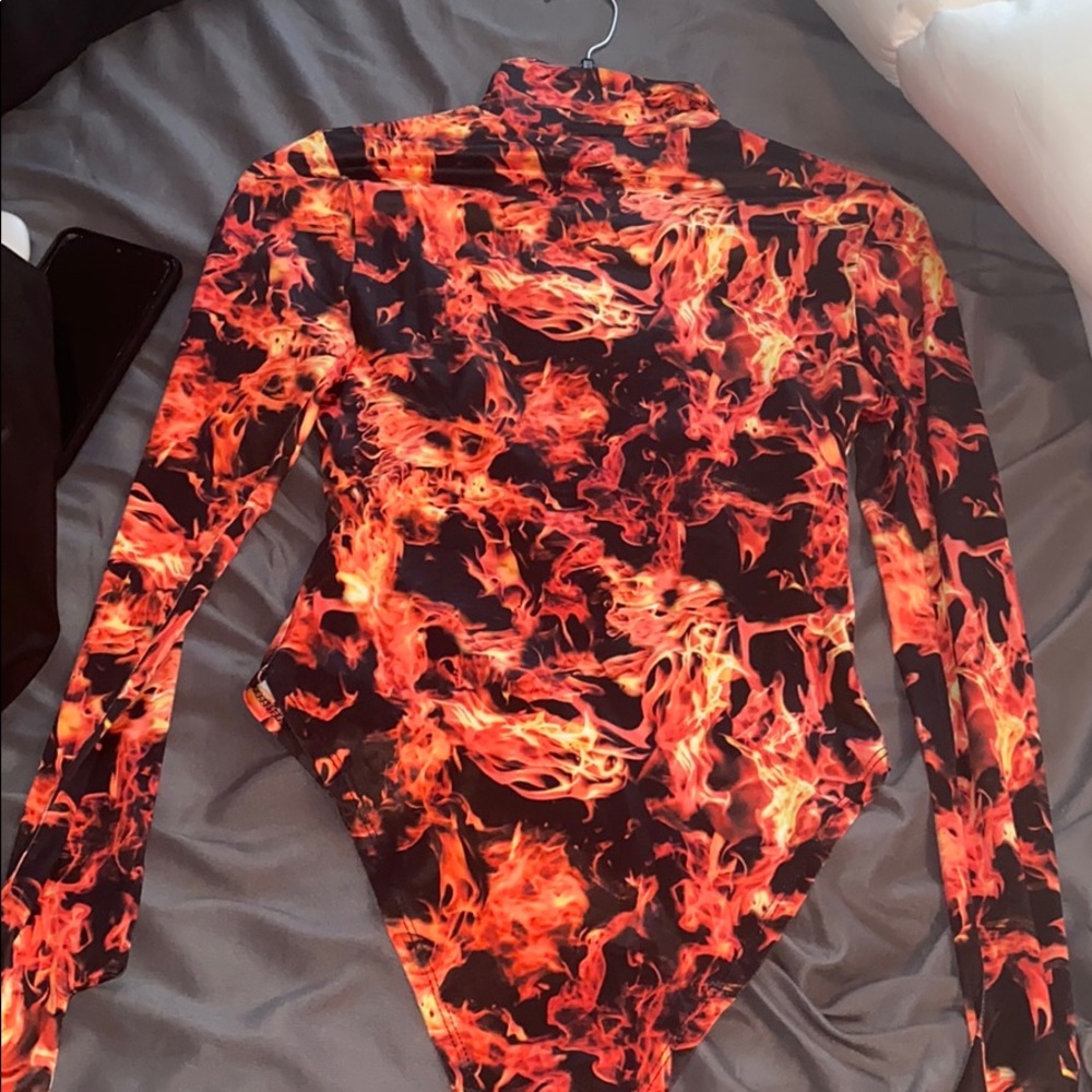 Flame Bodysuit(w/gloves)